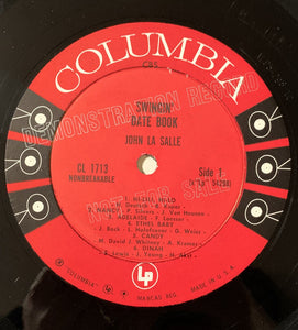 John La Salle : Swingin' Date Book (LP, Album, Mono, Promo)