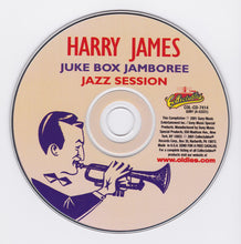 Laden Sie das Bild in den Galerie-Viewer, Harry James And His Orchestra : Juke Box Jamboree &amp; Jazz Session (CD, Comp, RE)
