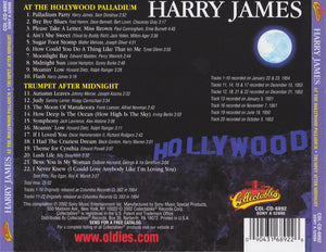 Harry James And His Orchestra : At The Hollywood Palladium & Trumpet After Midnight (CD, Comp, RE)