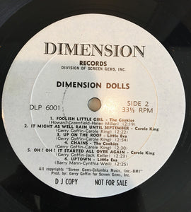 Various : The Dimension Dolls Volume 1 (LP, Comp, Mono, Promo)