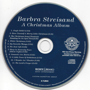 Barbra Streisand : A Christmas Album (CD, Album, RE)