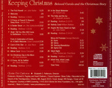 Laden Sie das Bild in den Galerie-Viewer, Gloriae Dei Cantores, Elizabeth C. Patterson : Keeping Christmas (Beloved Carols And The Christmas Story) (HDCD)

