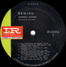 Load image into Gallery viewer, Johnny Rivers : Rewind (LP, Album, Res)

