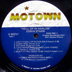 Edwin Starr : Hell Up In Harlem (Original Motion Picture Soundtrack) (LP, Album, Sup)