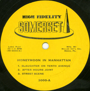 The New World Theatre Orchestra : Honeymoon In Manhattan (LP, Album, Mono)