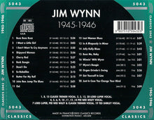 Load image into Gallery viewer, Jim Wynn : The Chronological Jim Wynn 1945-1946 (CD, Comp)
