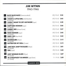 Load image into Gallery viewer, Jim Wynn : The Chronological Jim Wynn 1945-1946 (CD, Comp)
