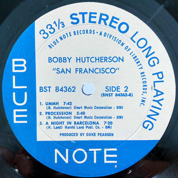 Bobby Hutcherson Featuring Harold Land - San Francisco - LP