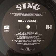 Load image into Gallery viewer, Bill Doggett : As You Desire Me (LP, Album, RE)
