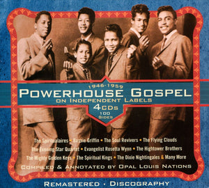 Various : Powerhouse Gospel On Independent Labels 1946-1959 (4xCD, Comp)