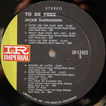 Load image into Gallery viewer, Jackie DeShannon : To Be Free (LP, Album, Res)
