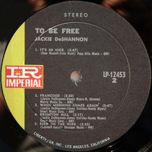 Laden Sie das Bild in den Galerie-Viewer, Jackie DeShannon : To Be Free (LP, Album, Res)
