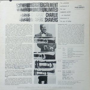 Charlie Shavers : Excitement Unlimited (LP, Mono)