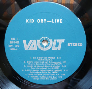 Kid Ory : Live (LP, Album)