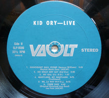 Load image into Gallery viewer, Kid Ory : Live (LP, Album)

