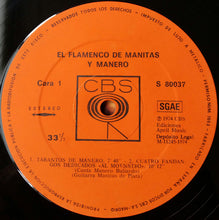 Laden Sie das Bild in den Galerie-Viewer, Manitas De Plata &amp; Manero* :  Flamenco De Manitas Et De Manero (LP, Album)
