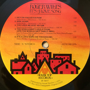 Roger Wiles (2) : It's A Love Song (LP, Album)