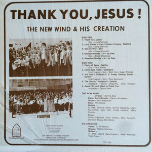 The New Wind & His Creation : Thank You, Jesus! (LP)