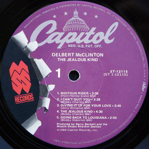 Delbert McClinton : The Jealous Kind (LP, Album, Los)