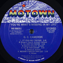 Load image into Gallery viewer, G.C. Cameron : You&#39;re What&#39;s Missing In My Life (LP, Album)
