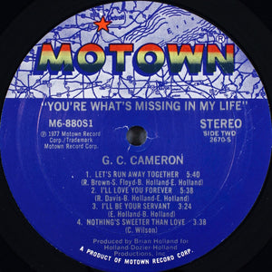 G.C. Cameron : You're What's Missing In My Life (LP, Album)