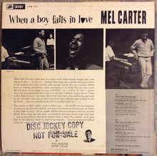 Laden Sie das Bild in den Galerie-Viewer, Mel Carter : When A Boy Falls In Love (LP, Album, Mono)
