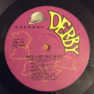 Mel Carter : When A Boy Falls In Love (LP, Album, Mono)