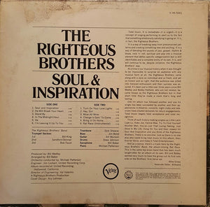 The Righteous Brothers : Soul & Inspiration (LP, Album, MGM)