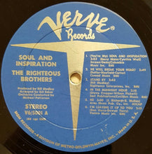 Laden Sie das Bild in den Galerie-Viewer, The Righteous Brothers : Soul &amp; Inspiration (LP, Album, MGM)

