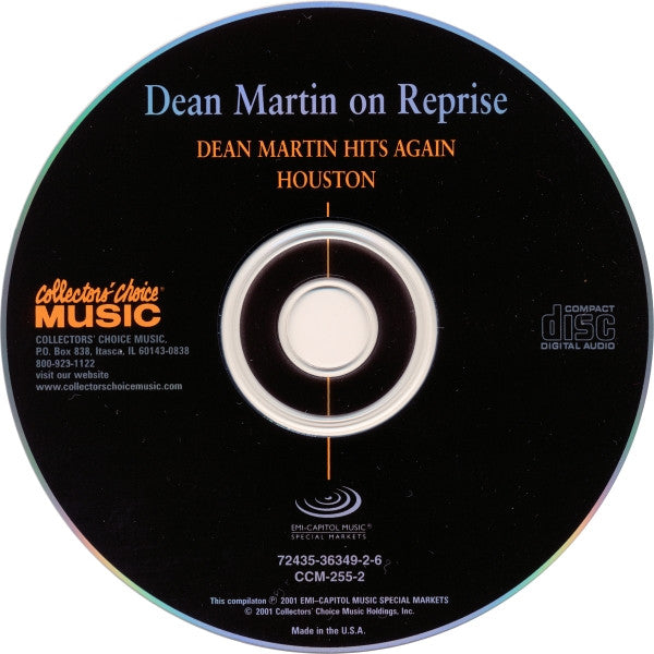 Buy Dean Martin : Dean Martin Hits Again & Houston (CD, Album, Comp ...