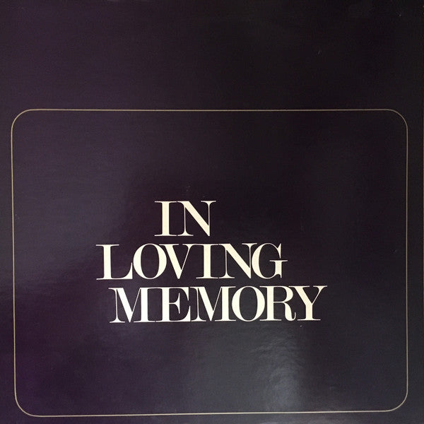 Various : In Loving Memory - A Tribute To Mrs. Loucye G. Wakefield (LP, Album)