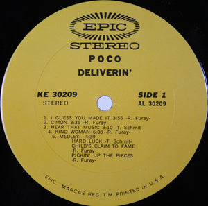 Poco (3) : Deliverin' (LP, Album, Ter)