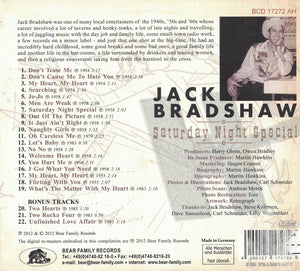 Jack Bradshaw : Saturday Night Special (CD, Comp, RM)