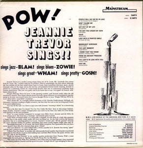 Jeannie Trevor* : Pow! Jeannie Trevor Sings (LP, Album, Mono)