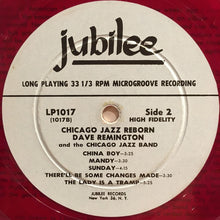 Charger l&#39;image dans la galerie, Dave Remington, The Chicago Jazz Band : Chicago Jazz Reborn (LP, Album, Red)

