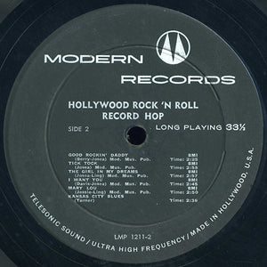 Various : Hollywood Rock 'N Roll Record Hop (LP, Comp, Mono)