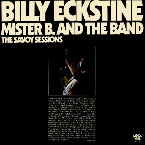 Billy Eckstine : Mister B. And The Band (2xLP, Comp, Promo)