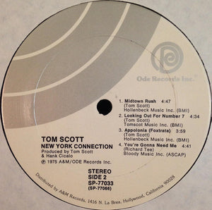 Tom Scott : New York Connection (LP, Album)