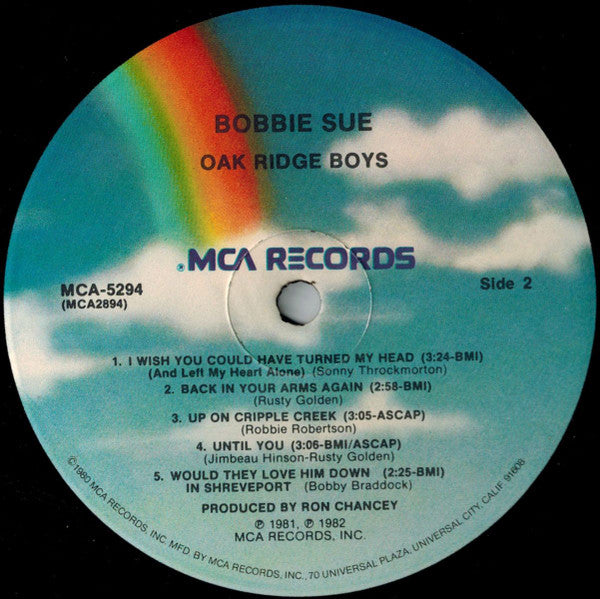 Oak Ridge Boys* - Bobbie Sue - LP