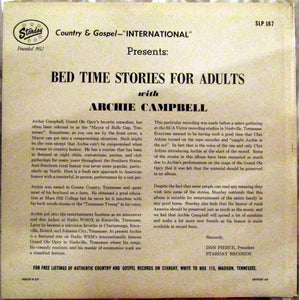 Archie Campbell : Bedtime Stories For Adults (LP, Album)