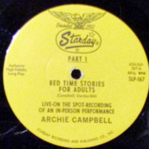 Archie Campbell : Bedtime Stories For Adults (LP, Album)