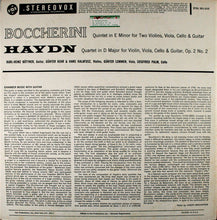 Charger l&#39;image dans la galerie, Haydn* / Boccherini* : Haydn Guitar Quartet Boccherini Guitar Quintet (LP, Album)
