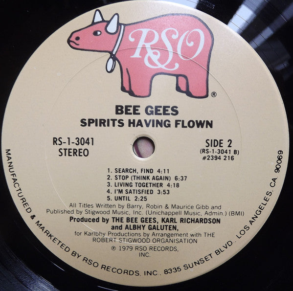 Bee Gees – Bee Gees (1979, Red labels, Vinyl) - Discogs