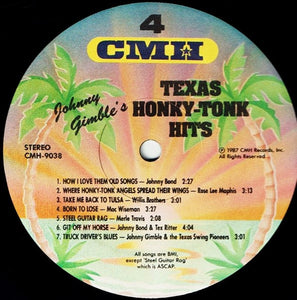 Various : Johnny Gimble's Texas Honky-Tonk Hits (2xLP)