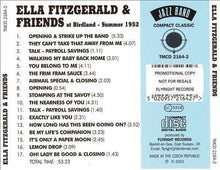 Load image into Gallery viewer, Ella Fitzgerald : &amp; Friends At Birdland -Summer 1952 (CD, Comp)
