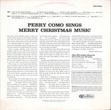 Laden Sie das Bild in den Galerie-Viewer, Perry Como : Perry Como Sings Merry Christmas Music (LP, Album, RE)
