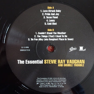 Stevie Ray Vaughan & Double Trouble : The Essential Stevie Ray Vaughan And Double Trouble (2xLP, Comp)