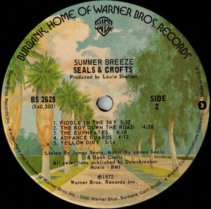 Seals & Crofts : Summer Breeze (LP, Album, RE, Ter)