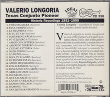 Laden Sie das Bild in den Galerie-Viewer, Valerio Longoria : Texas Conjunto Pioneer (CD, Album, Comp)
