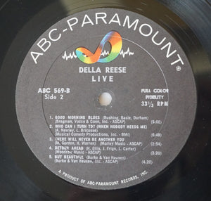 Della Reese : Della Reese Live (LP, Mono)